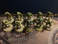 10 x Nurgle Plaguebearers. Warhammer 40K. Chaos Daemons