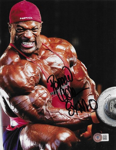 Ronnie coleman signed 8x10 - ronnie,