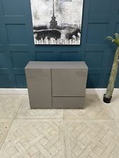 Dwell Olmo Sideboard/Cupboard High Gloss Finish in Stone Colour Rrp £699