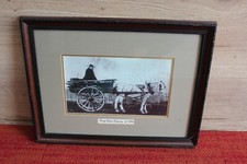 DRAY HORSE DELIVERY FRAMED 1890 CART