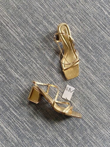 Zara gold metallic mid - gold, height