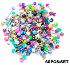 60 PCS Colorful Steel Bar