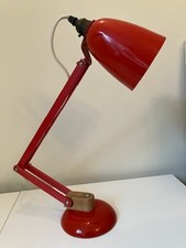 Vintage  Tomato Red 1960s/70s  Maclamp, designed  by Terence Conran for Habitat