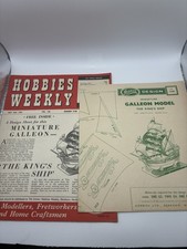 Hobbies Weekly Vol 120 No 3108 May 25th 1955 + “King’s Ship” Galleon Plan