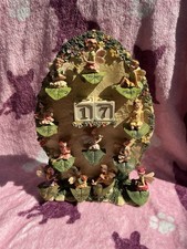 Collectable Vintage Avon Flower Fairies Perpetual Calendar Missing Month Blocks