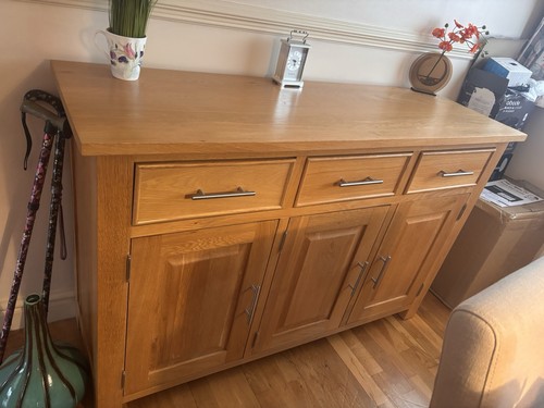 Wood brown sideboard drawers - wood, 3