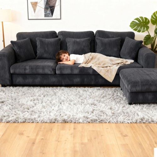 Shaped modular corner sofa 3 - modular,