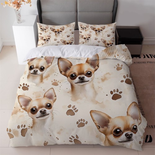 Chihuahua paw quilt duvet - paw,