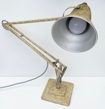 Vintage Herbert Terry Redditch 2 Step Anglepoise Lamp Marble Scumble Paint 1227.
