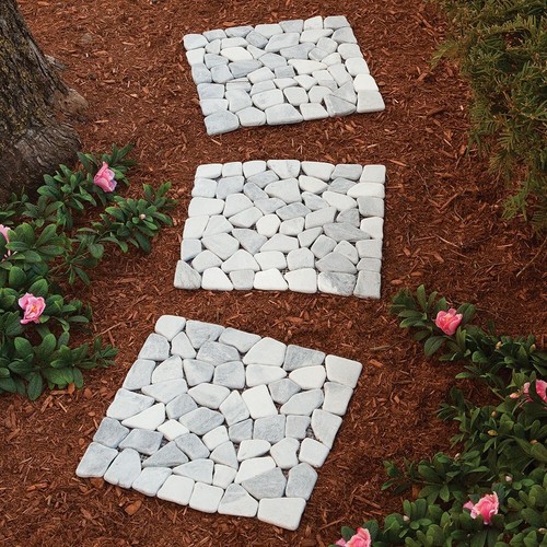 Set square marble outdoor - square,