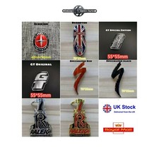 BIKE HEAD BADGE FITS RALEIGH GT SPECIALIZED BROMPTON SCHWINN DECAL ALUMINIUM