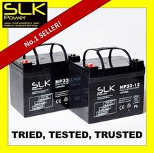 2 PACK 12v 33AH SLK POWER