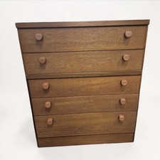 Stag Cantata teak Chest of 5