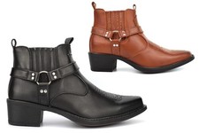 US Brass Mens Cowboy Boots