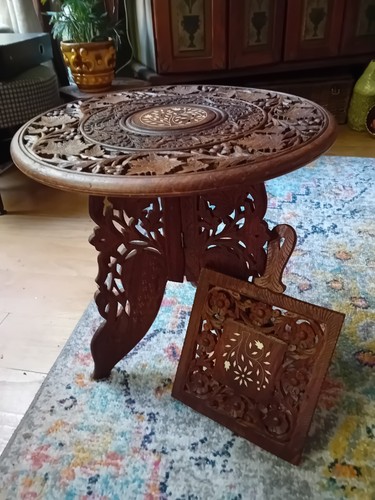 Vintage indian hand carved - hand,