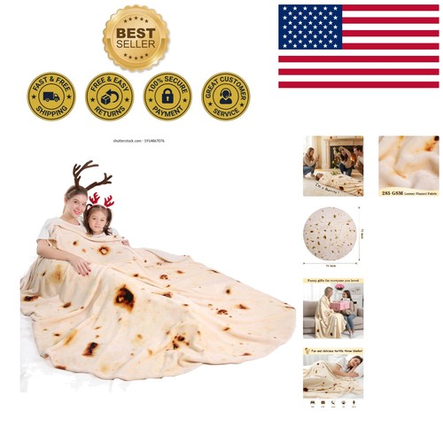 Novelty burrito throw - burrito,