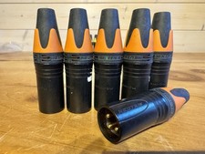 6 x Neutrik Male XLR NC3MXX-B