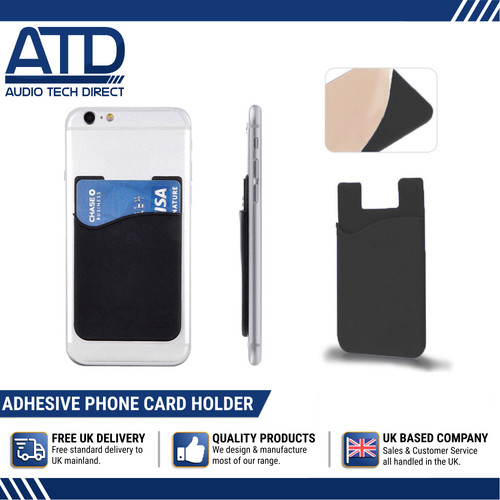 Phone card holder silicone - card,