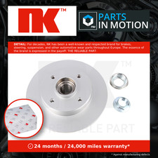 2x Brake Discs Pair Solid fits