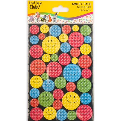 Child stickers smiley faces - stickers,