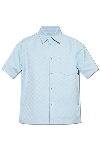 Gucci pattern blue cotton - gucci, gg