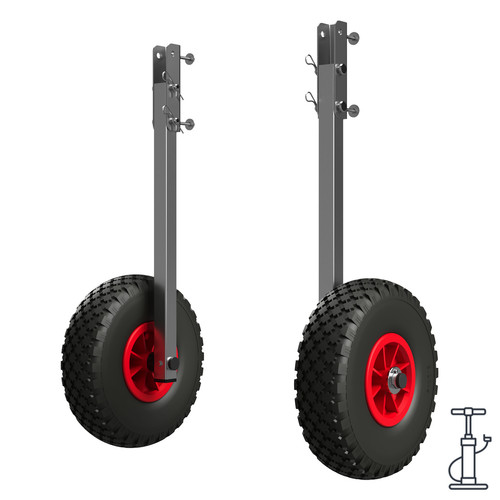 Boat transom wheels launching - transom,