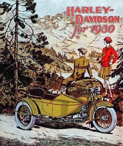 Harley davidson with - harley-davidson, sidecar