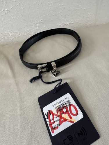 Prada safiano triangle logo - safiano, -logo