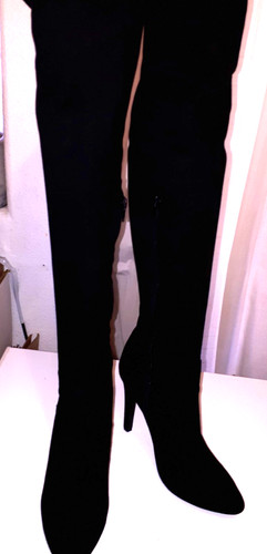 Ladies black faux - ladies,