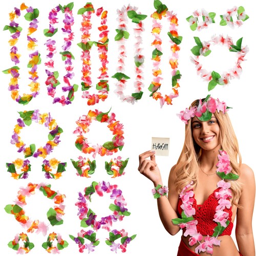6sets assorted color hawaiian - 6sets,