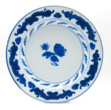 Chinese Plate Porcelain Blue