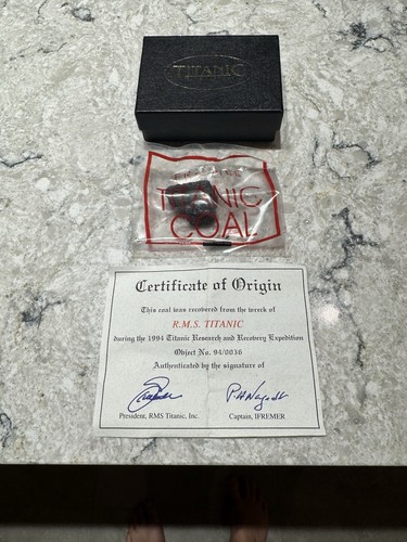 Authentic titanic coal - titanic,