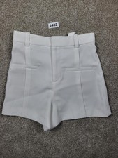ZARA White High-Waisted