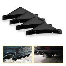 4pcs Gloss Black Car Rear