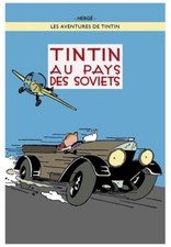 Tintin Car Poster Au Pays Des Soviets 50x70cm new