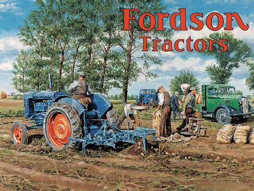 Mini metal sign fordson - mini, sign;