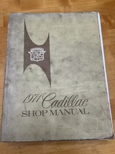 1971 Cadillac Shop Manual OEM