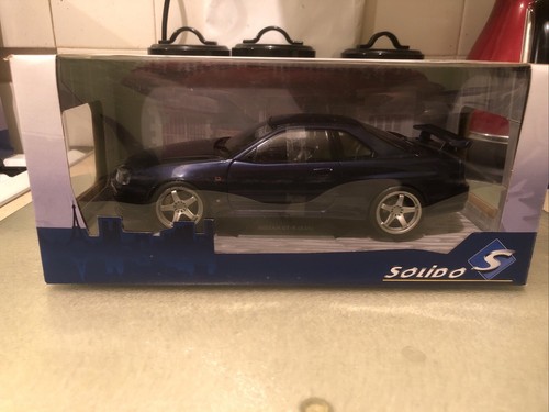 Solido nissan r34 gtr midnight - solido,