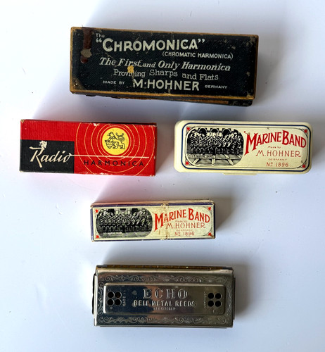 Vintage hohner harmonica - vintage,
