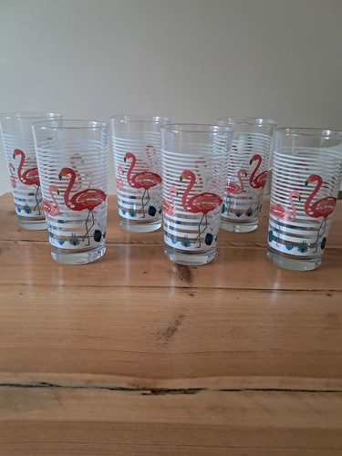 Set retro flamingo - set, of