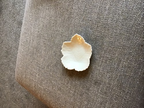 Beleek leaf dish - beleek,