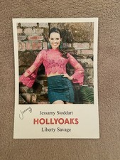JESSAMY STODDART     (HOLLYOAKS) PRESIGNED CAST CARD