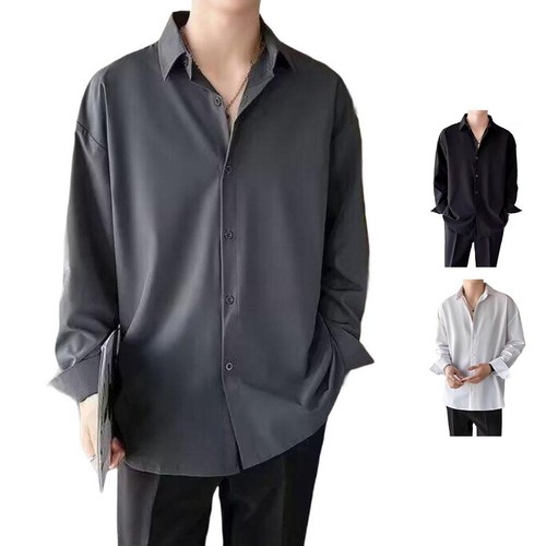 Mens long sleeve ice silk - long,