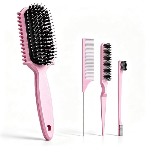 Curl defining brush pink curly - brush,