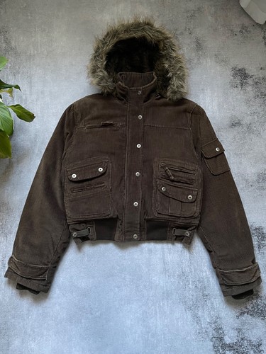 Vintage faux fur velvet bomber - faux,