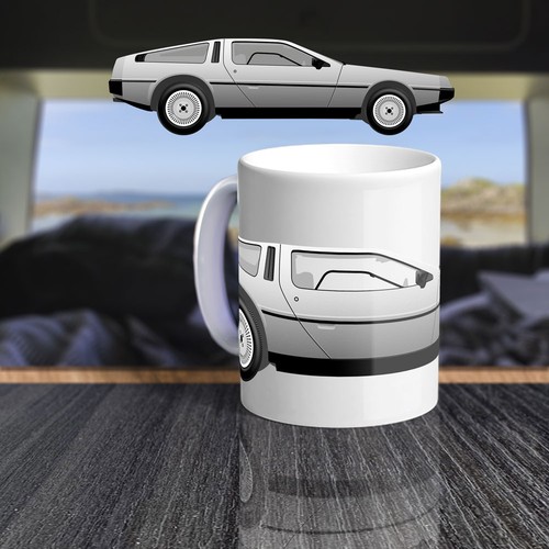 Large mug delorean - mug,