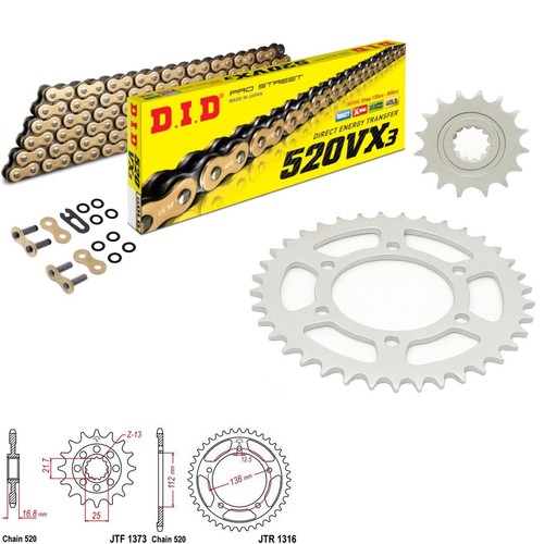 750x adv chain - 750x-adv, sprocket