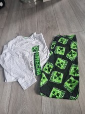 Boys Mine Craft pyjamas 11-12 Years