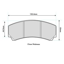 Ferodo DS3000 Brake Pads For
