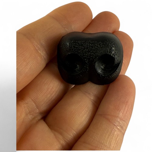 Black teddy bear safety nose - safety,